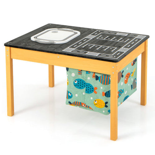 Load image into Gallery viewer, 3-in-1 Kids Sand Water Activity Table with Foldable Storage Bin
