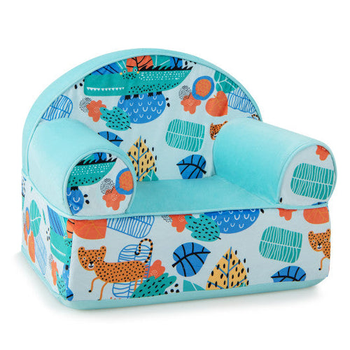 Load image into Gallery viewer, Kids Armchair with Plush Velvet Cover and Soft Sponge Filling-Blue
