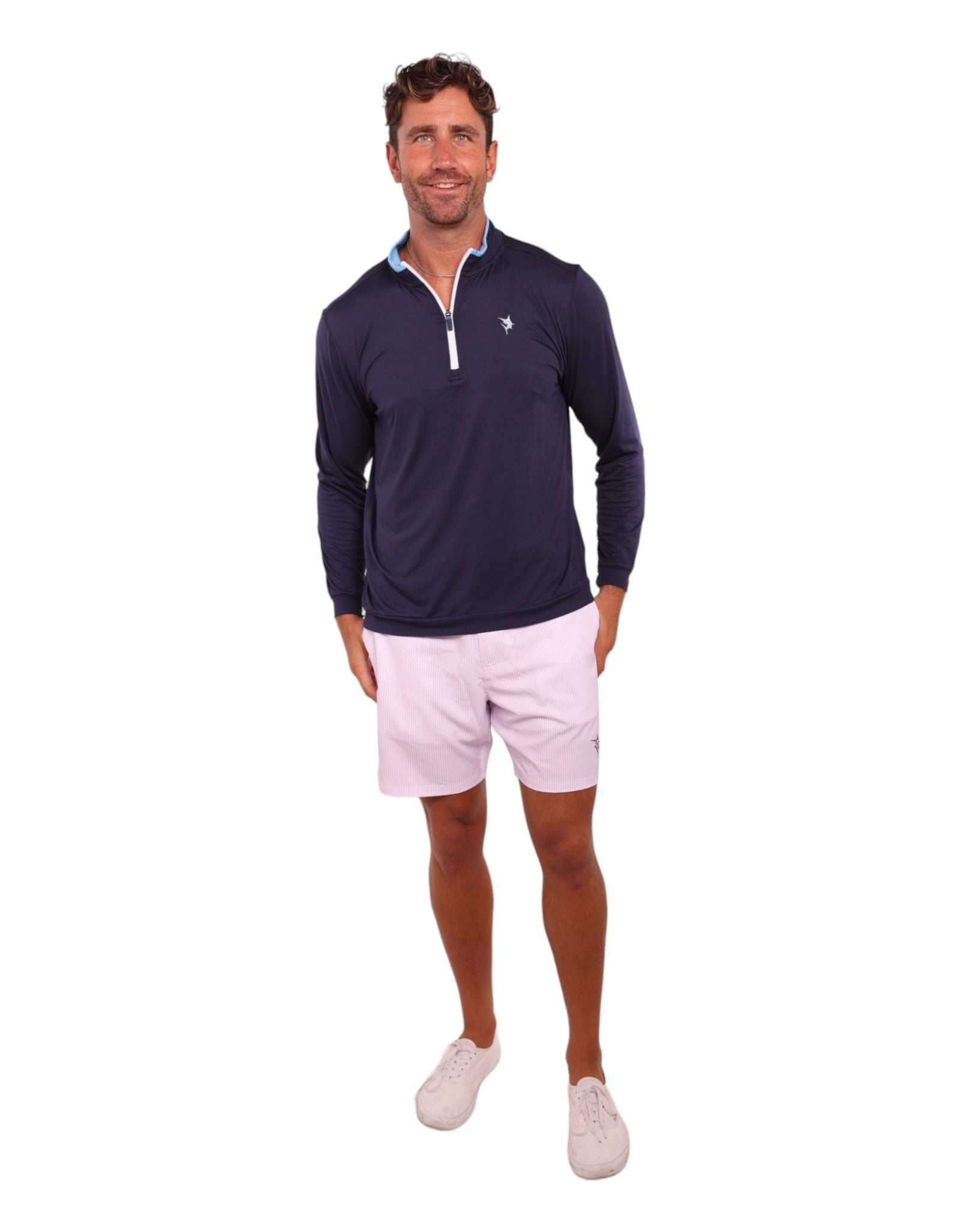 Long Beach Quarter Zip Ultra Soft Lightweight