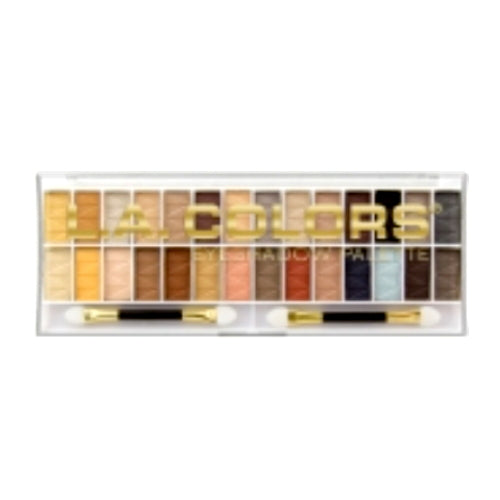 Load image into Gallery viewer, L.A. COLORS 28 Color Eyeshadow Palette - Hollywood
