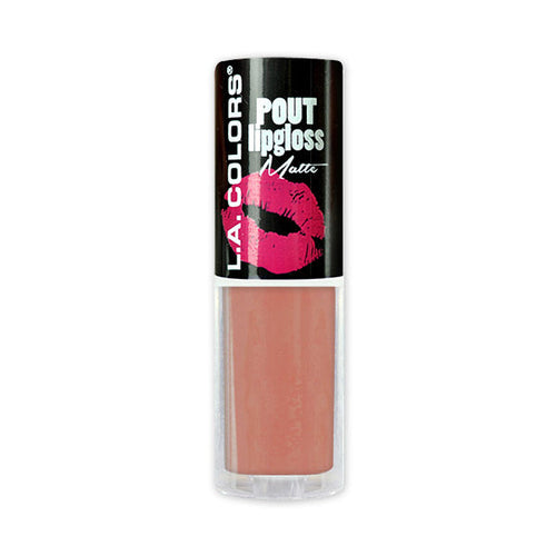 Load image into Gallery viewer, L.A. COLORS Pout Lip Gloss Matte - Let's Kiss

