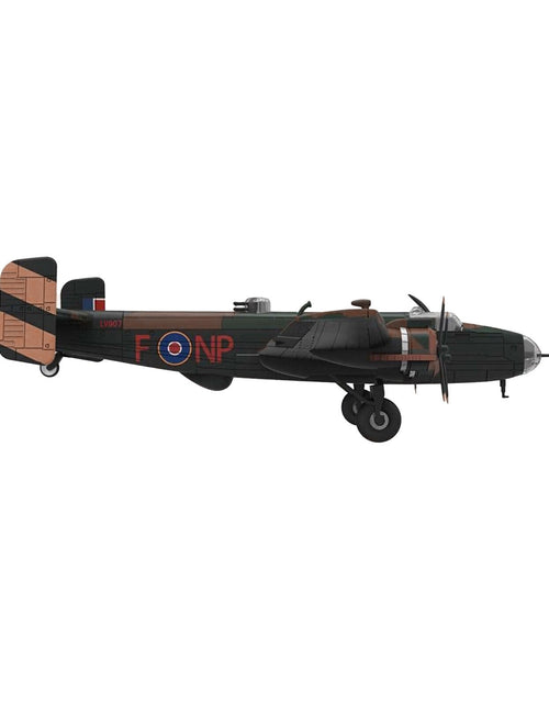 Load image into Gallery viewer, Handley Page Halifax B.MK III Bomber Aircraft "No. 158 Squadron RAF Lissett Yorkshire" Royal Air Force (1944) "Planes of World War II" Series 1/144 Diecast Model Airplane by Luppa

