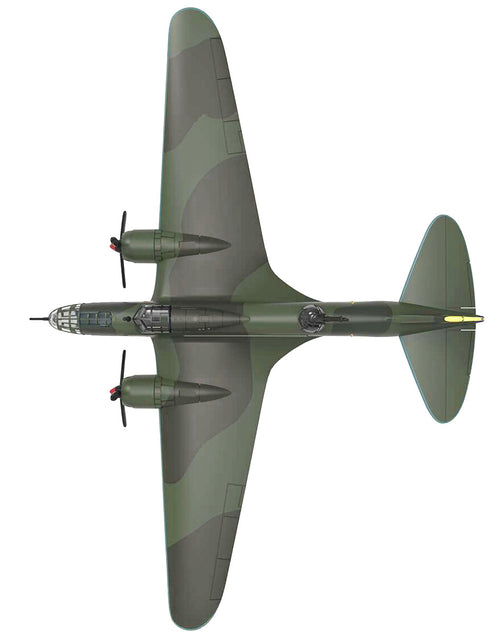 Load image into Gallery viewer, Ilyushin IL-4 Bomber Aircraft "Soviet Baltic Fleet Guards Regiment" (1942) "Planes of World War II" Series 1/144 Diecast Model Airplane by Luppa
