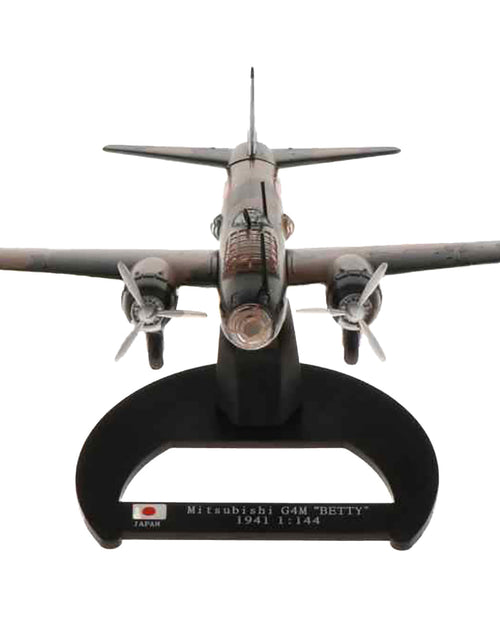 Load image into Gallery viewer, Mitsubishi G4M Bomber Aircraft "Betty Takao Kokutai Philippines" Imperial Japanese Navy (1941) "Planes of World War II" Series 1/144 Diecast Model Airplane by Luppa
