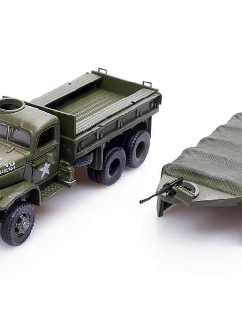 Load image into Gallery viewer, GMC CCKW 353 Truck With Mounted Gun Olive Drab "4148174-S" US Army World War II 1/72 Diecast Model by Legion
