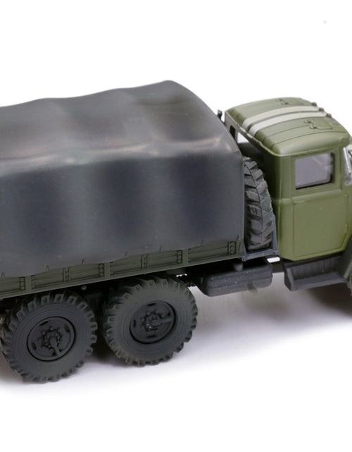 Load image into Gallery viewer, ZIL 131 Cargo Truck Green with White Stripes "Ukrainian Ground Forces" 1/72 Diecast Model by Legion
