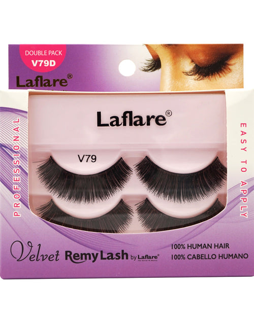 Load image into Gallery viewer, LAFLARE Velvet Remy Lash - Double Packs - V79D
