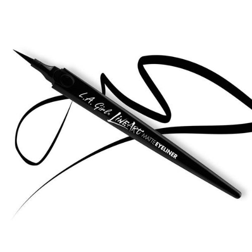 Load image into Gallery viewer, L.A. GIRL Line Art Matte Eyeliner - Intense Black
