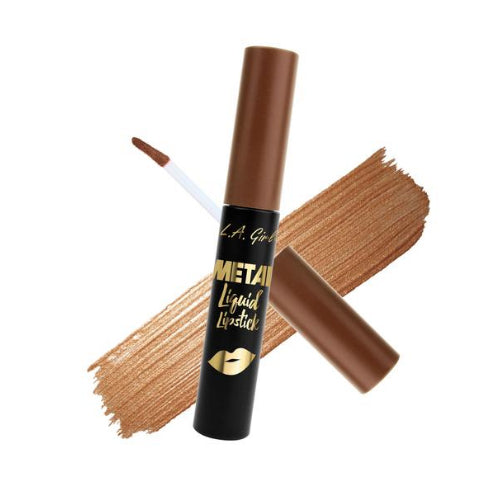 Load image into Gallery viewer, L.A. GIRL Metal Liquid Lipstick - Satin Gold
