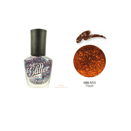 Load image into Gallery viewer, LA GIRL Glitter Addict Polish - Flash
