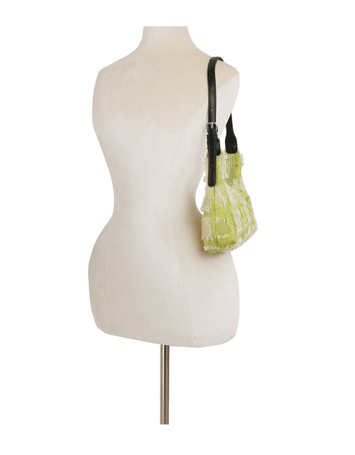 Load image into Gallery viewer, Distressed checkered pattern shoudler bag by Handbag Factory
