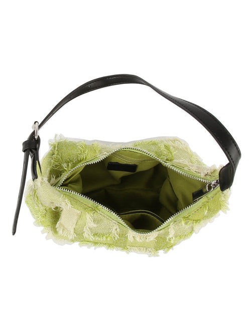 Load image into Gallery viewer, Distressed checkered pattern shoudler bag by Handbag Factory

