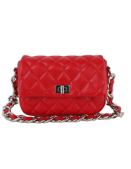 Load image into Gallery viewer, Small chain handle soft leather handbag by Handbag Factory
