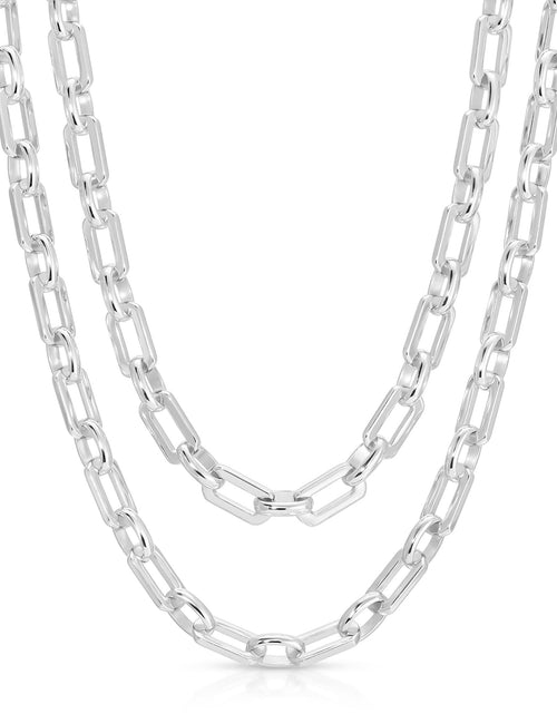 Load image into Gallery viewer, LIV DOUBLE CHAIN NECKLACE by eklexic jewelry
