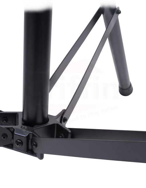 Load image into Gallery viewer, Light Trussing Stands by GRIFFIN - T Adapter DJ Booth Kit &amp; Truss System for Lighting Cans &amp; Speakers - Pro-Audio Stage Platform Hardware Mounting Kit by GeekStands.com

