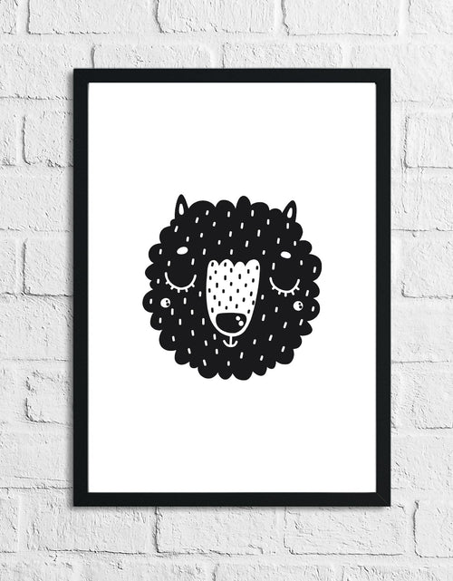 Load image into Gallery viewer, Scandinavian Llama Children's Nursery Room Wall Decor Print by WinsterCreations™ Official Store
