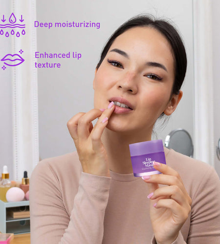 Lip Sleeping Mask Collection Bundle: Cherry Blossom & Berries + Gummy Bear & Fresh Mint by Pursonic