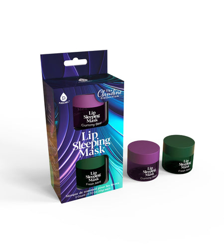 Lip Sleeping Mask 2 Pack- Gummy Bear & Fresh Mint by Pursonic