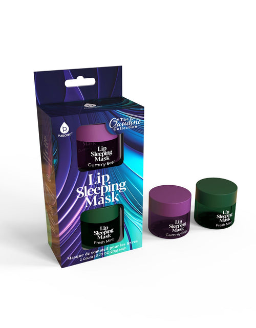 Load image into Gallery viewer, Lip Sleeping Mask 2 Pack- Gummy Bear &amp; Fresh Mint by Pursonic
