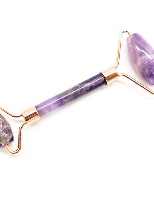 Load image into Gallery viewer, Copper &amp; Crystal Face Roller - Massager by Whyte Quartz
