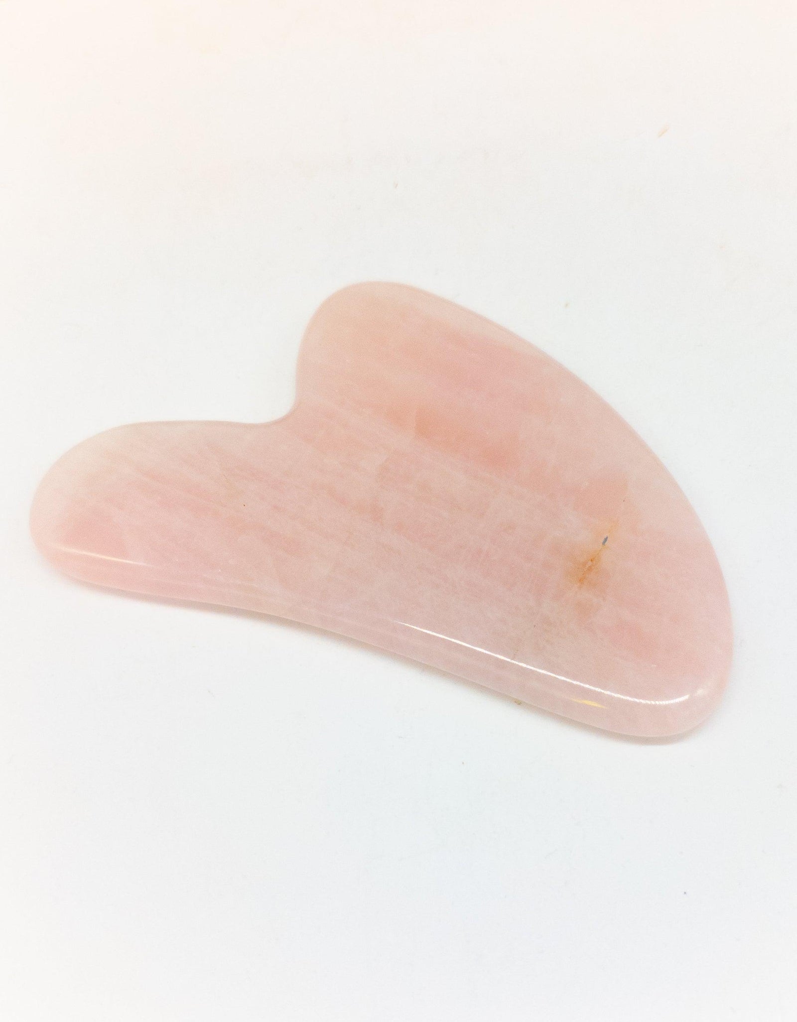 Rose Quartz Gua Sha Massage Tool by Whyte Quartz