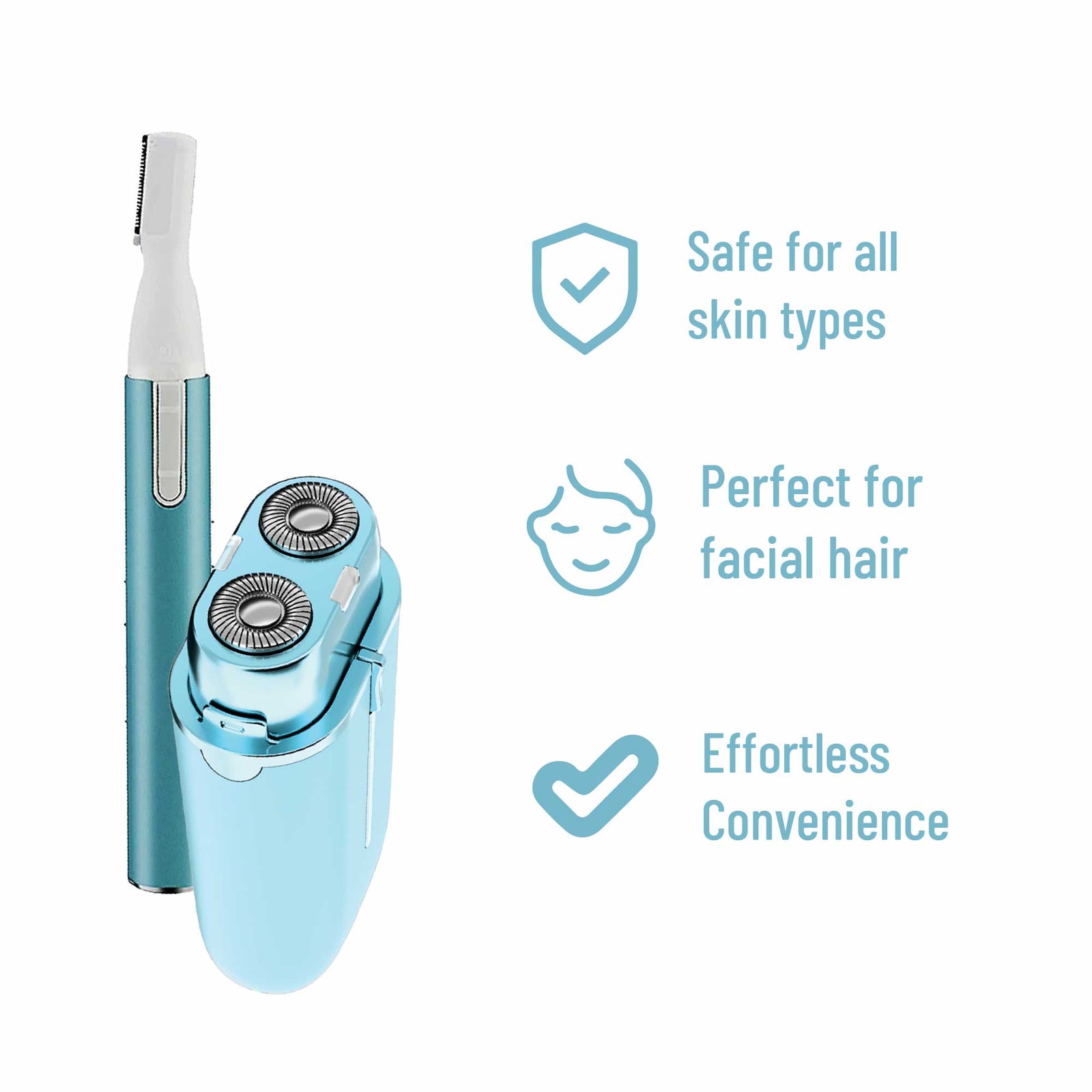 Pursonic Perfect Precision: Facial Trimming, Brow Styling, and Painless Shaving in One Kit. by Pursonic