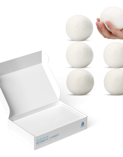 Load image into Gallery viewer, Laundry Care Essentials Bundle: 100 Detergent Sheets + 6 Wool Dryer Balls Pack by Pursonic
