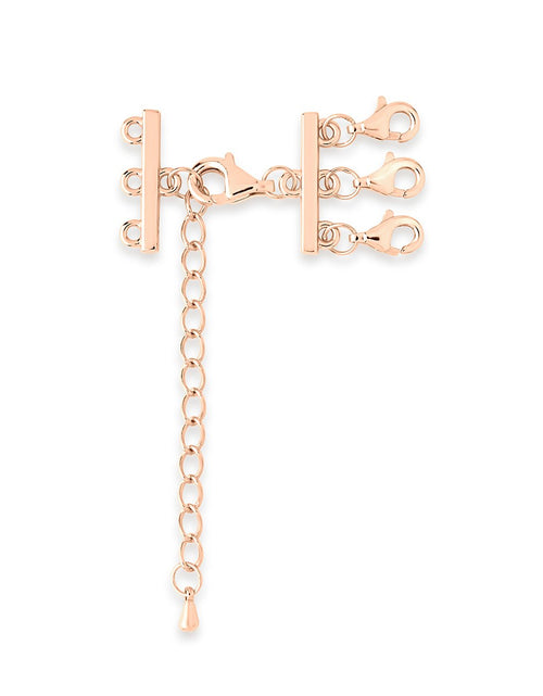 Load image into Gallery viewer, Sterling Silver 3 Layer Necklace Spacer by Sterling Forever
