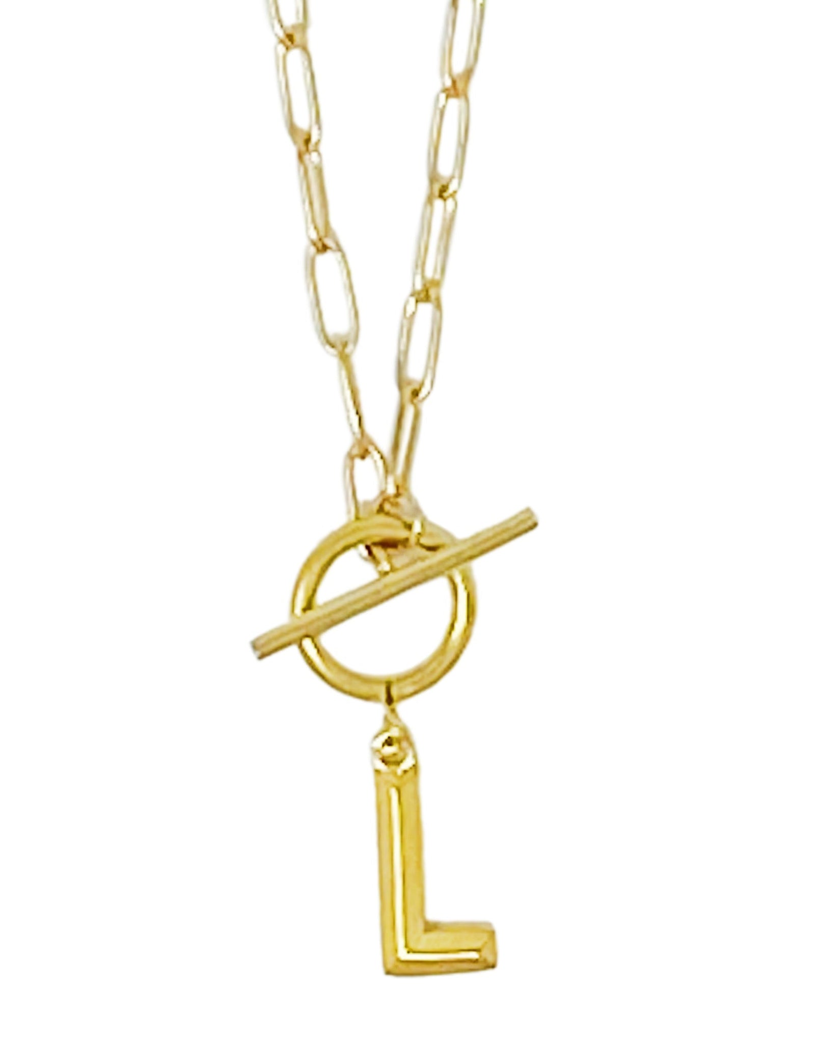 Modern Classic Initial Necklace by Ellisonyoung.com