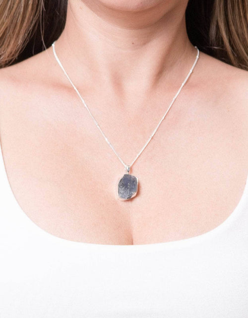 Load image into Gallery viewer, Labradorite Raw Crystal Necklace by Tiny Rituals
