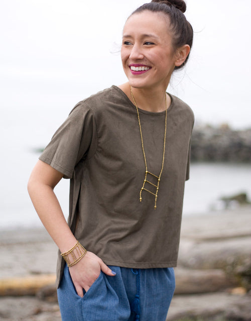 Load image into Gallery viewer, Ladder Necklace by ETHICGOODS
