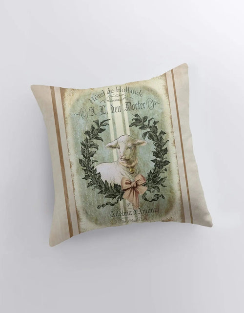 Load image into Gallery viewer, Lamb | Pillow Cover | Farmhouse Decor | Home Décor | Country Decor | Accent Pillow Covers | Throw Pillow Covers | Aesthetic Room Decor by UniikPillows
