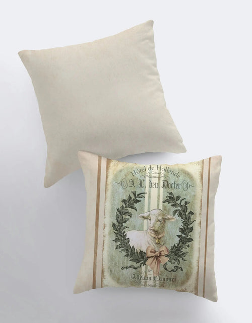 Load image into Gallery viewer, Lamb | Pillow Cover | Farmhouse Decor | Home Décor | Country Decor | Accent Pillow Covers | Throw Pillow Covers | Aesthetic Room Decor by UniikPillows
