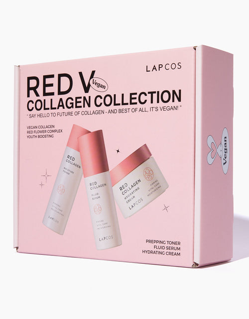 Load image into Gallery viewer, Red Vegan Collagen 3-Step Set by LAPCOS
