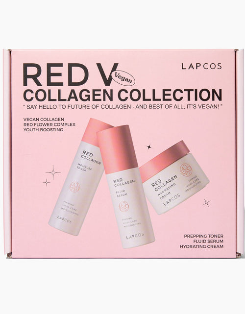 Load image into Gallery viewer, Red Vegan Collagen 3-Step Set by LAPCOS
