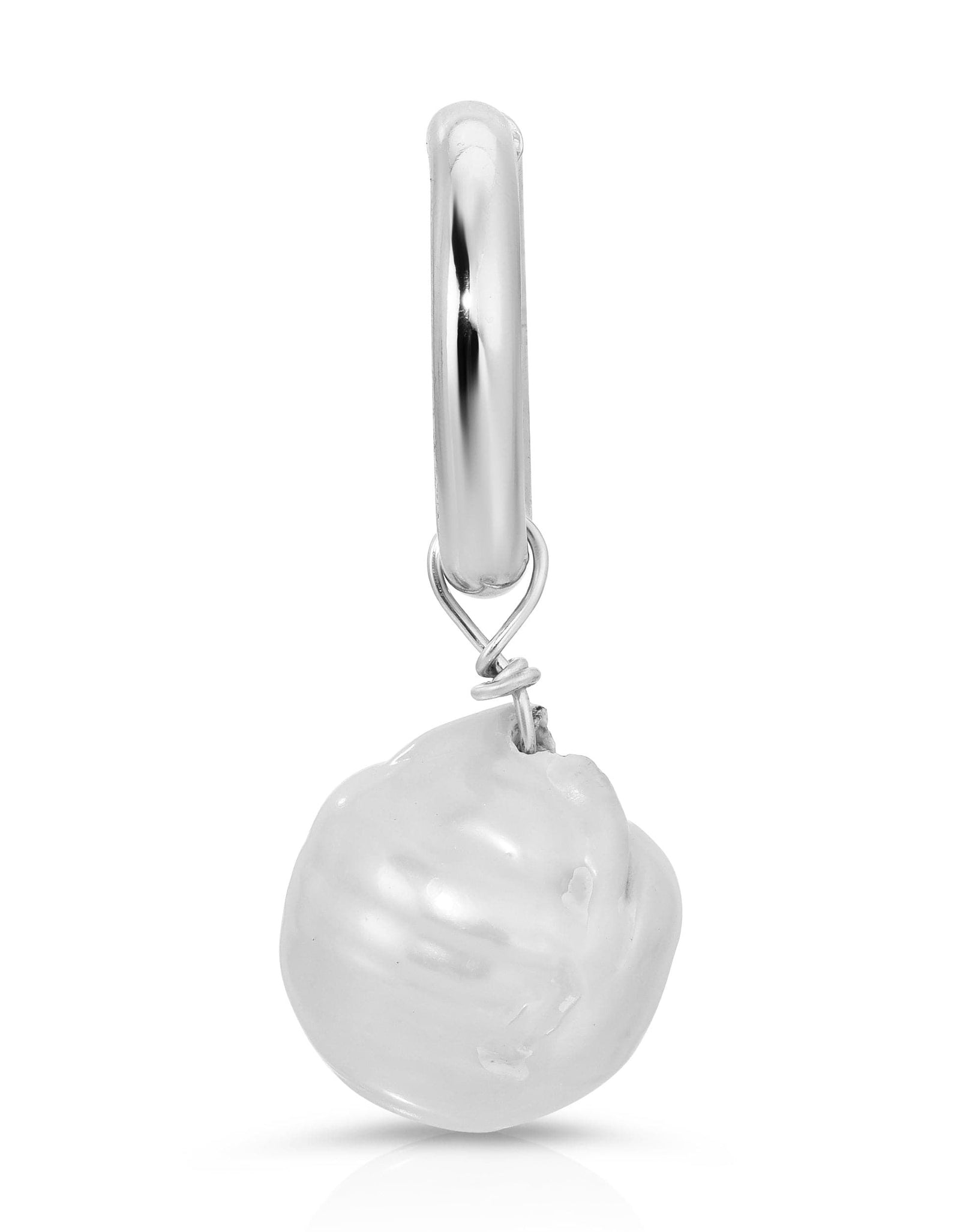 Large Baroque Pearl Pendant by eklexic jewelry