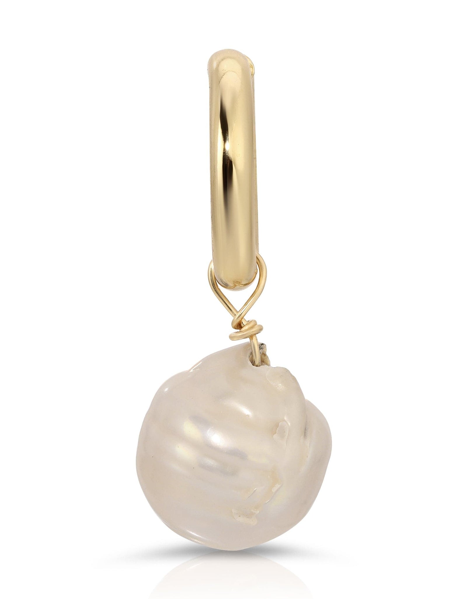 Large Baroque Pearl Pendant by eklexic jewelry