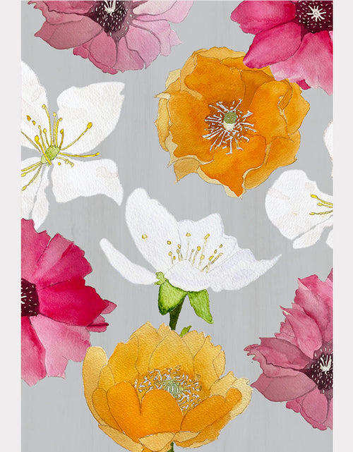 Load image into Gallery viewer, Art Print:  Cactus Flowers on Grey by India &amp; Purry
