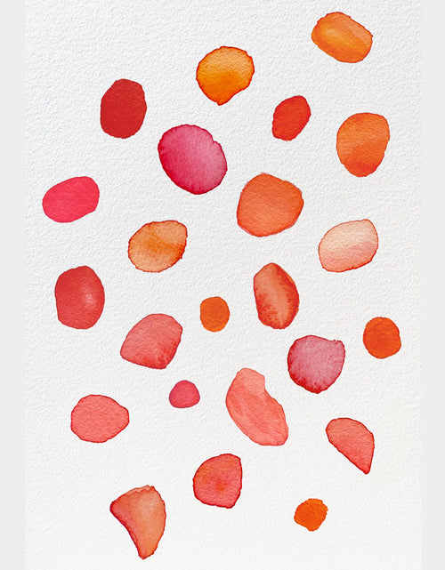 Load image into Gallery viewer, Art Print:  Rose Petals on Snow by India &amp; Purry

