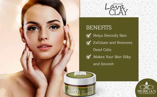 Load image into Gallery viewer, Moroccan White Lava Clay Mask 100 gram by Morgan Cosmetics
