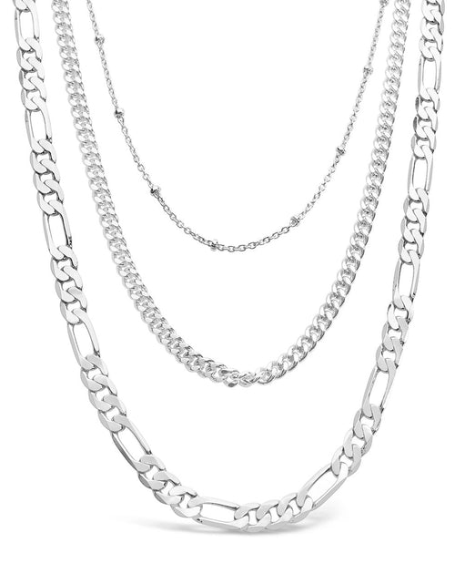 Load image into Gallery viewer, Simple Layered Chains by Sterling Forever
