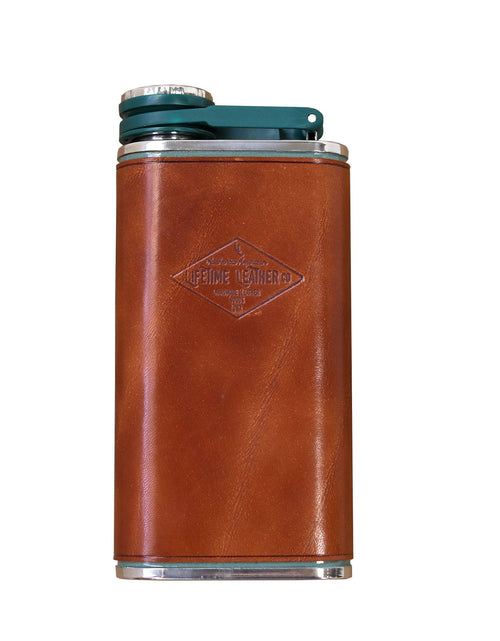Load image into Gallery viewer, Leather Flask by Lifetime Leather Co

