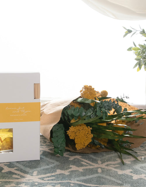Load image into Gallery viewer, Lemon Zest &amp; Thyme Reed Diffuser by Andaluca Home
