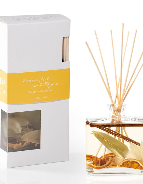 Load image into Gallery viewer, Lemon Zest &amp; Thyme Reed Diffuser by Andaluca Home
