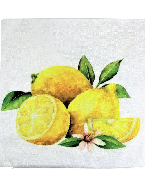 Load image into Gallery viewer, Lemons | Pillow Cover | Yellow Throw Pillows | Farmhouse Throw Pillows | Spring Pillow Covers | Cute Throw Pillows | Gift for her | Pillows by UniikPillows
