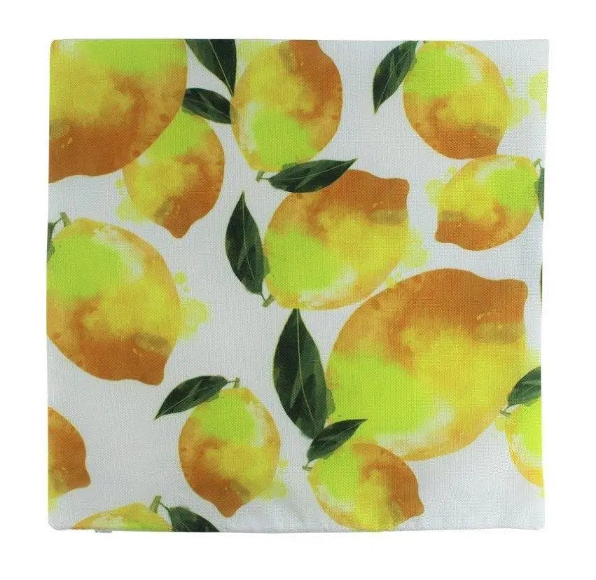 Lemons Repeat Pattern | Pillow Cover | Fruit | Yellow Lemons | Summer Decor | Home Decor | Farmhouse Decor | Bedroom Decor | Kitchen Decor by UniikPillows