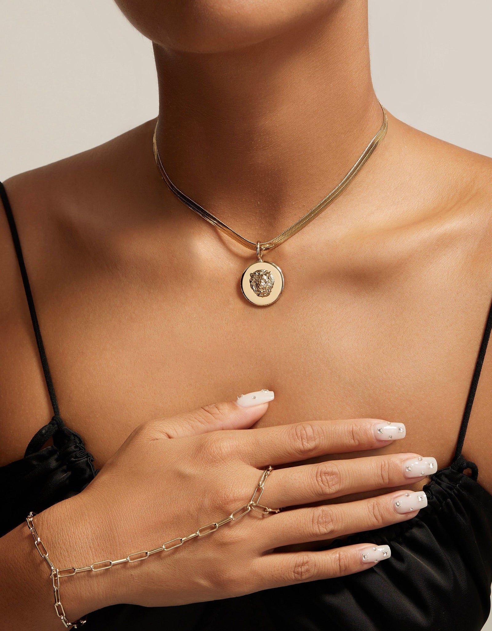 Leni Lion Pendant by eklexic jewelry