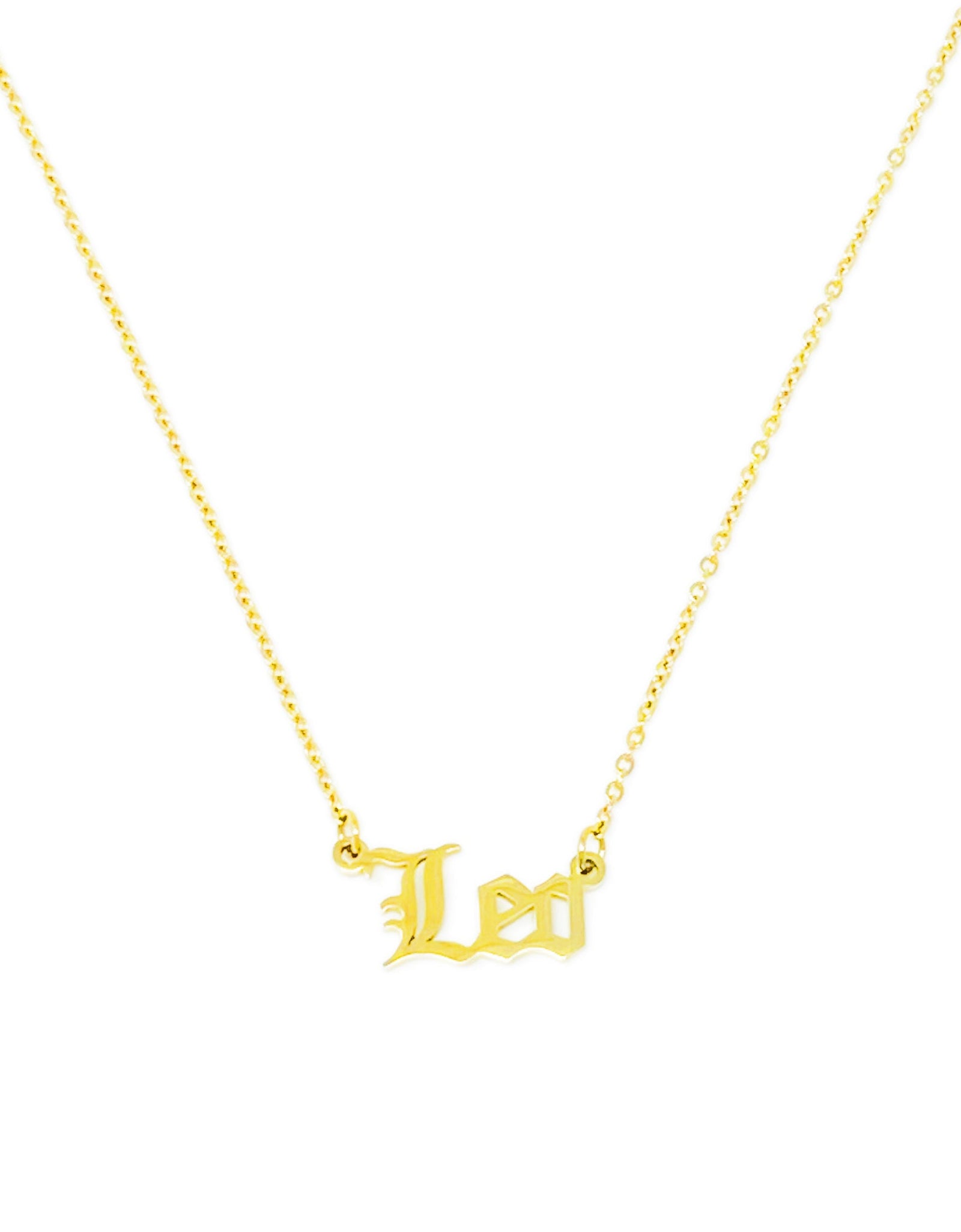 Old English Zodiac Necklace by Ellisonyoung.com