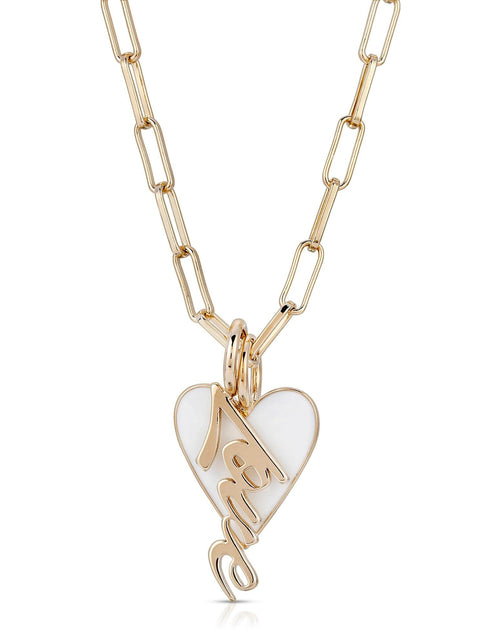 Load image into Gallery viewer, Leona Enamel Charm Necklace by eklexic jewelry
