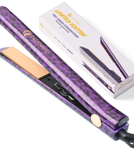 Limited: Pro-Series 1″ Titanium Hair Straightener Leopard by Calicapelli Hair Tools